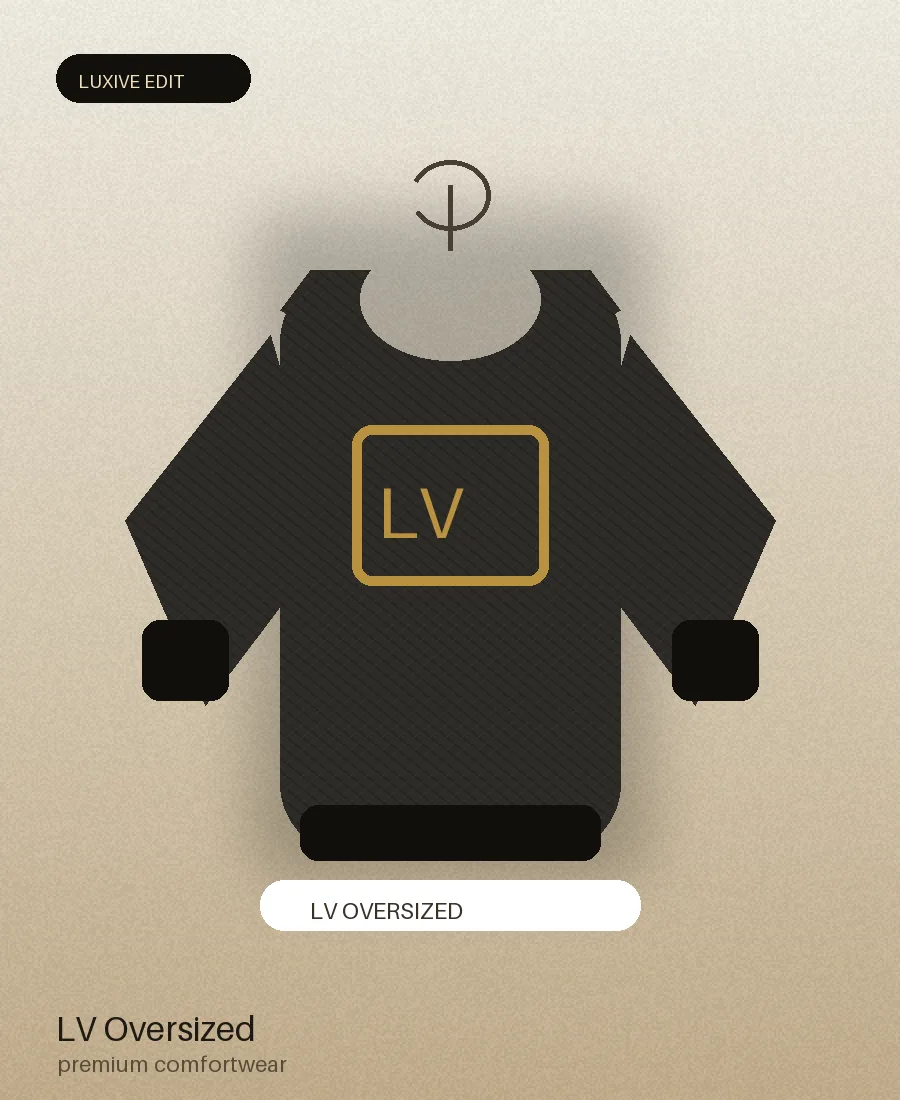 LOUIS VUITTON PRINT PREMIUM TURKISH OVERSIZED SWEATER